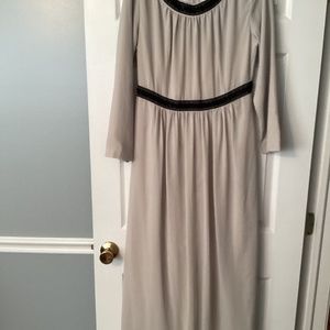 Chiffon maxi dress fully lined